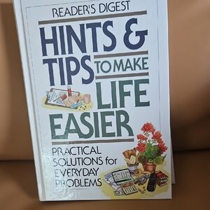 Reader's Digest Hints & Tips to Make Life Easier Book - White Cover